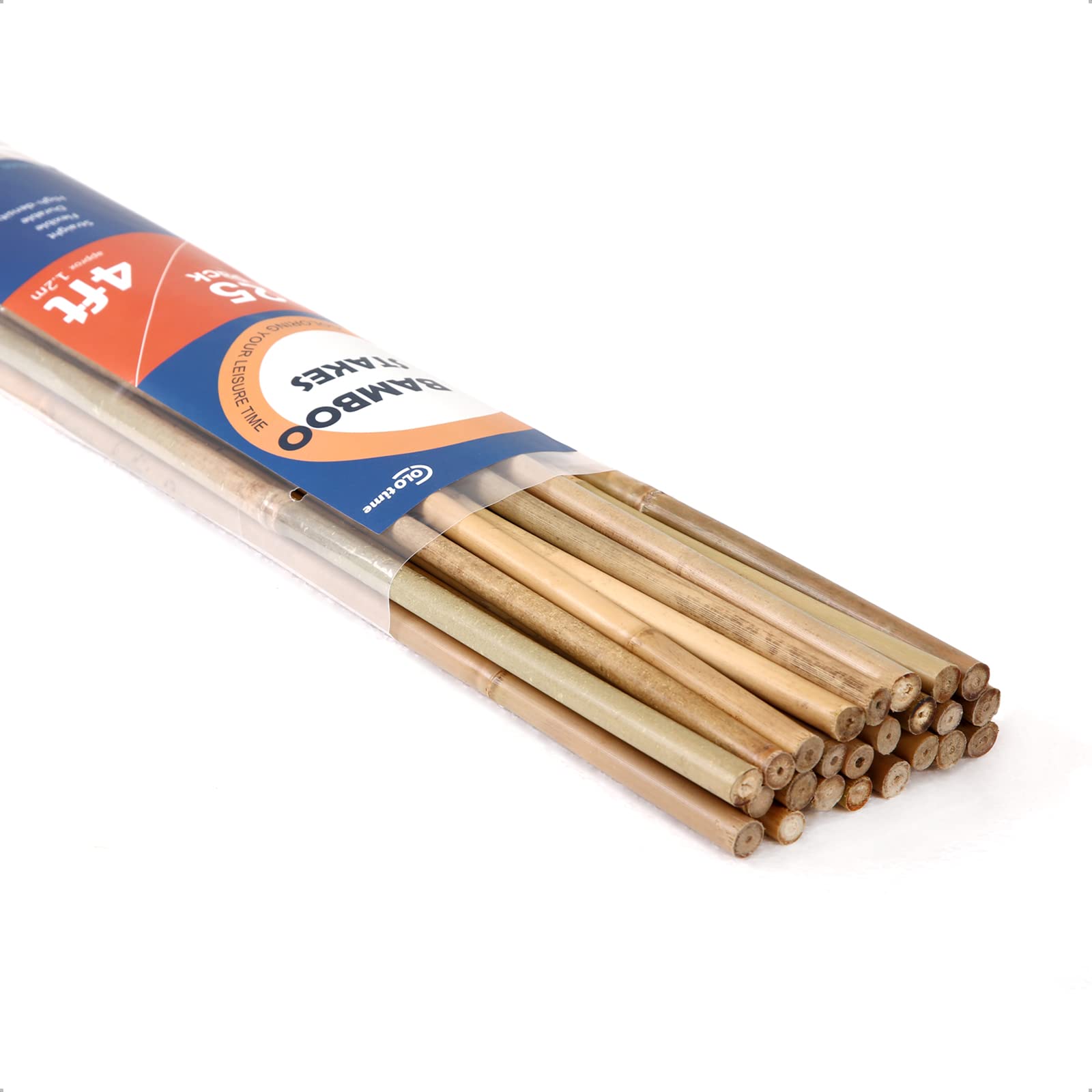 COLOtime estacas paquete frontal, soporte natural para plantas