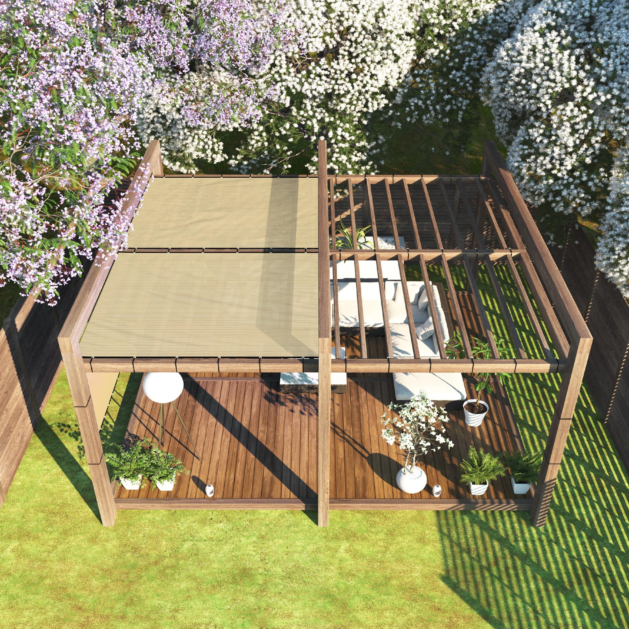 ColourTree primer plano de doble costura que evita desgarros por viento