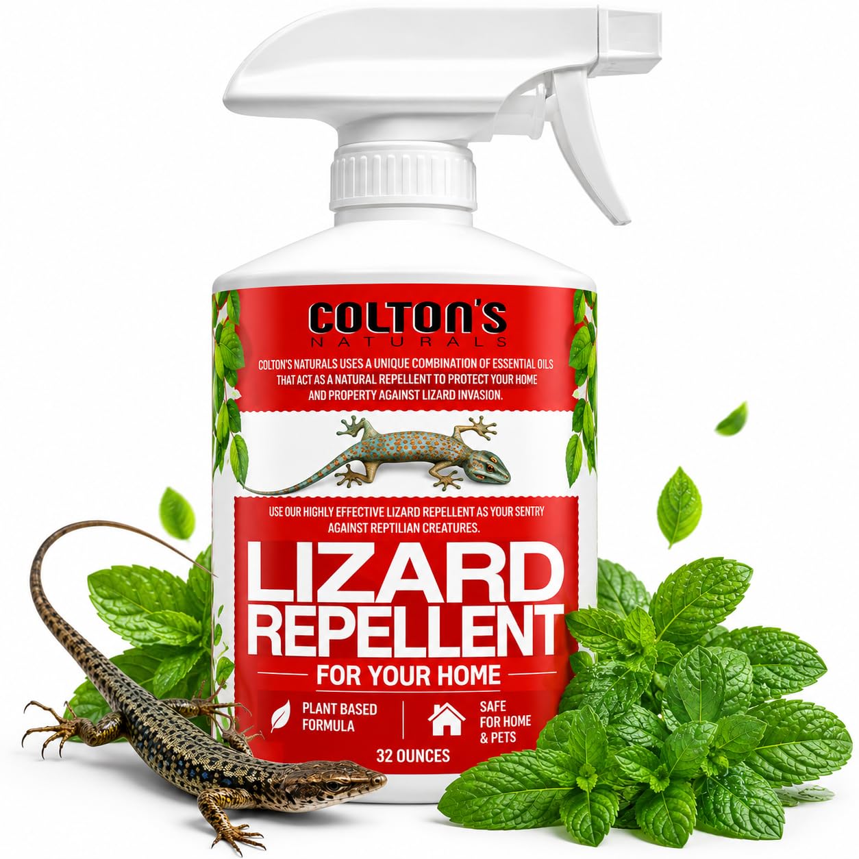 Colton's Naturals botella frontal 32 oz muestra empaquetado y beneficio seguridad