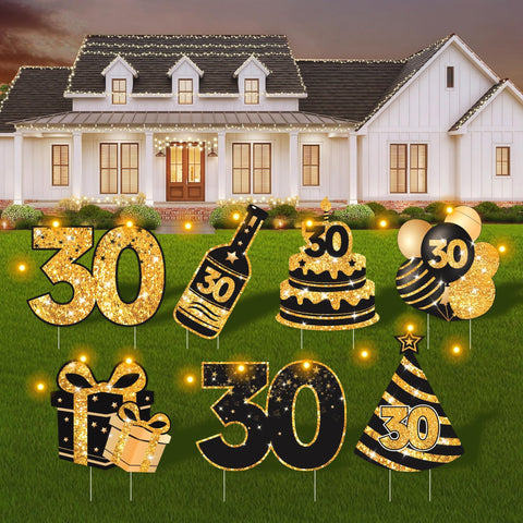 ComboJoy letrero frontal 30 elegante y visible para celebraciones al aire libre