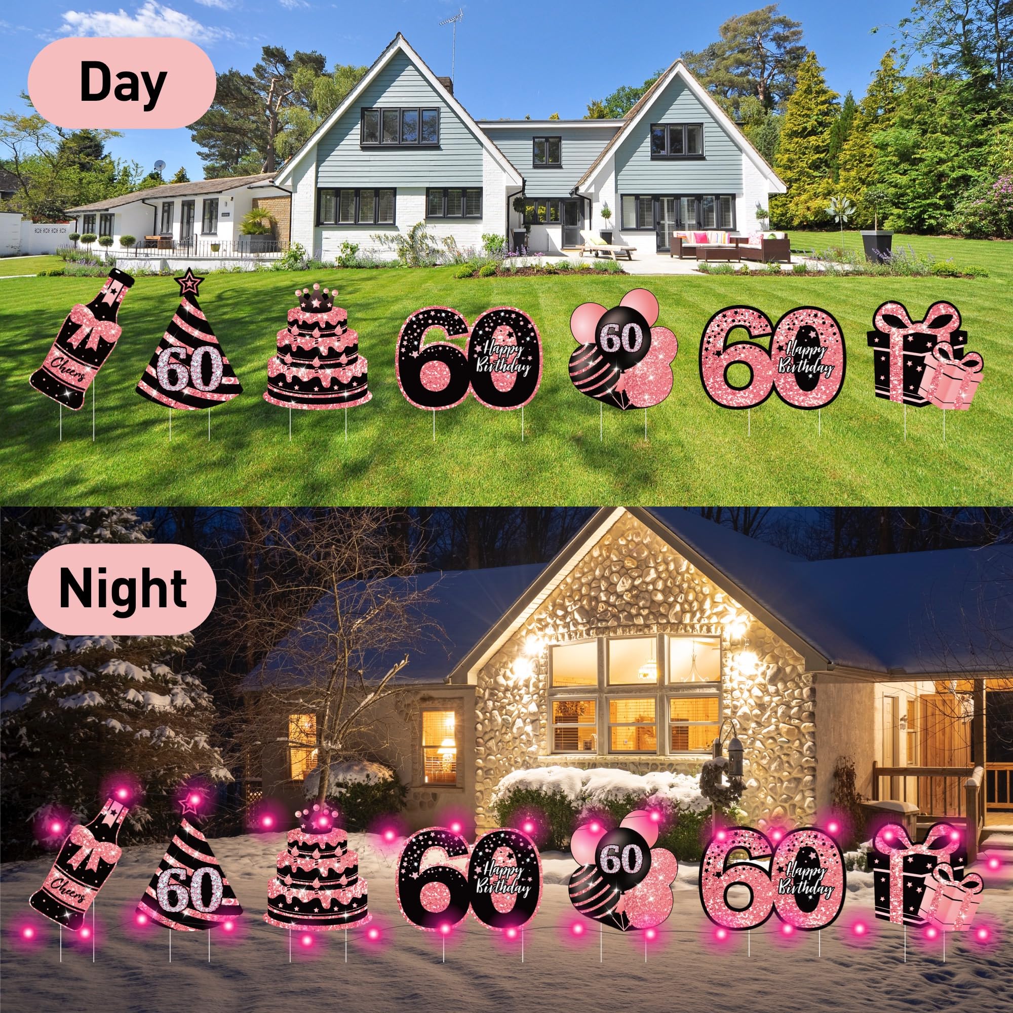 ComboJoy luces LED encendidas realzando la ambientación nocturna