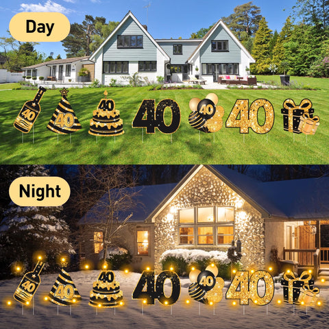 ComboJoy luces LED envueltas en señales creando ambiente festivo luminoso