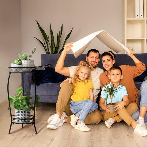 Cometofit niveles redondos sosteniendo macetas con soporte seguro