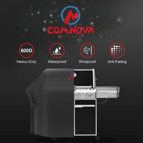M COMNOVA OUTDOORS velcro ajustable asegurando la funda contra viento