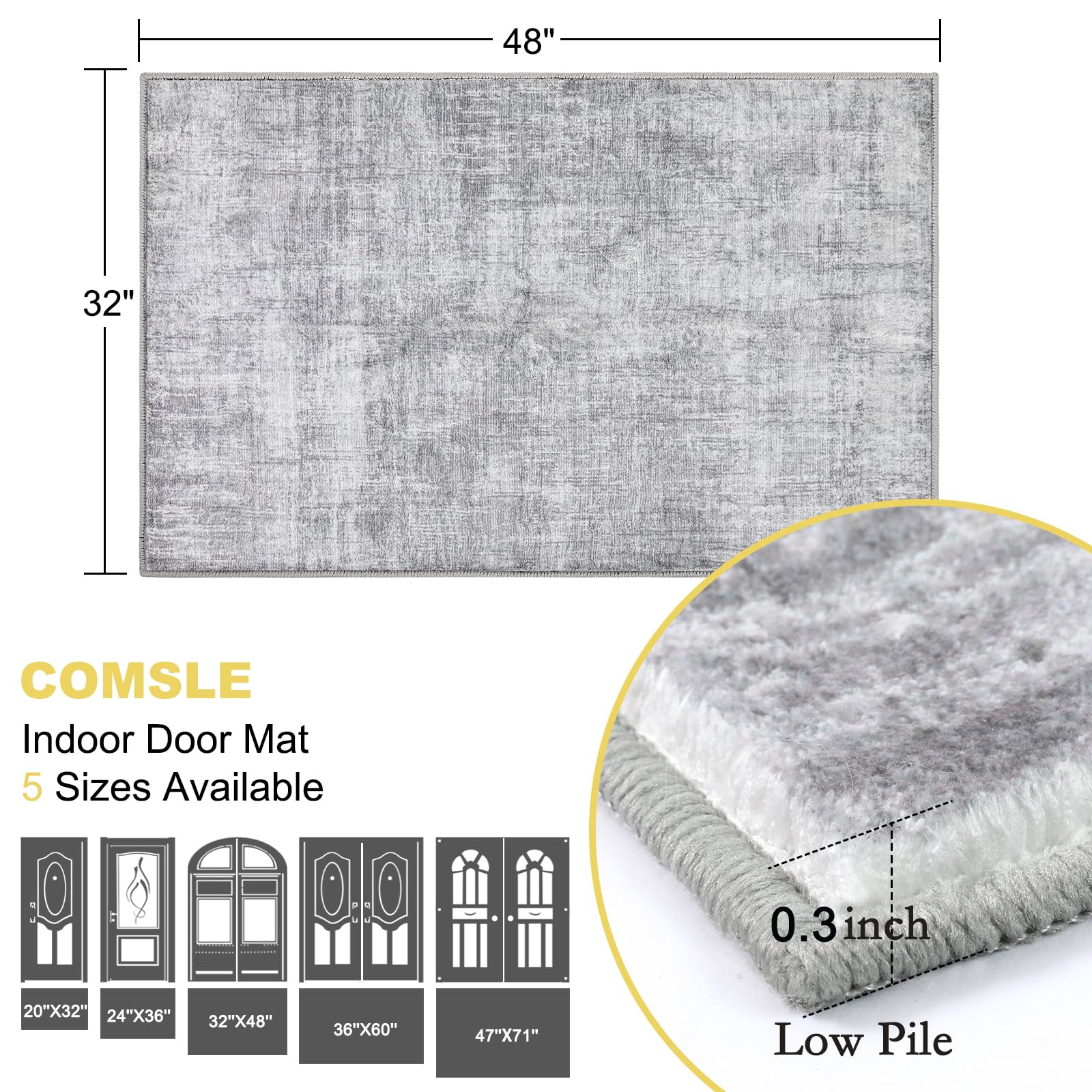 COMSLE primer plano de la superficie de pelo sintético muy absorbente
