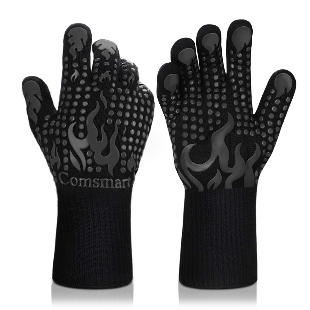 Comsmart vista frontal del embase mostrando guantes y protección térmica