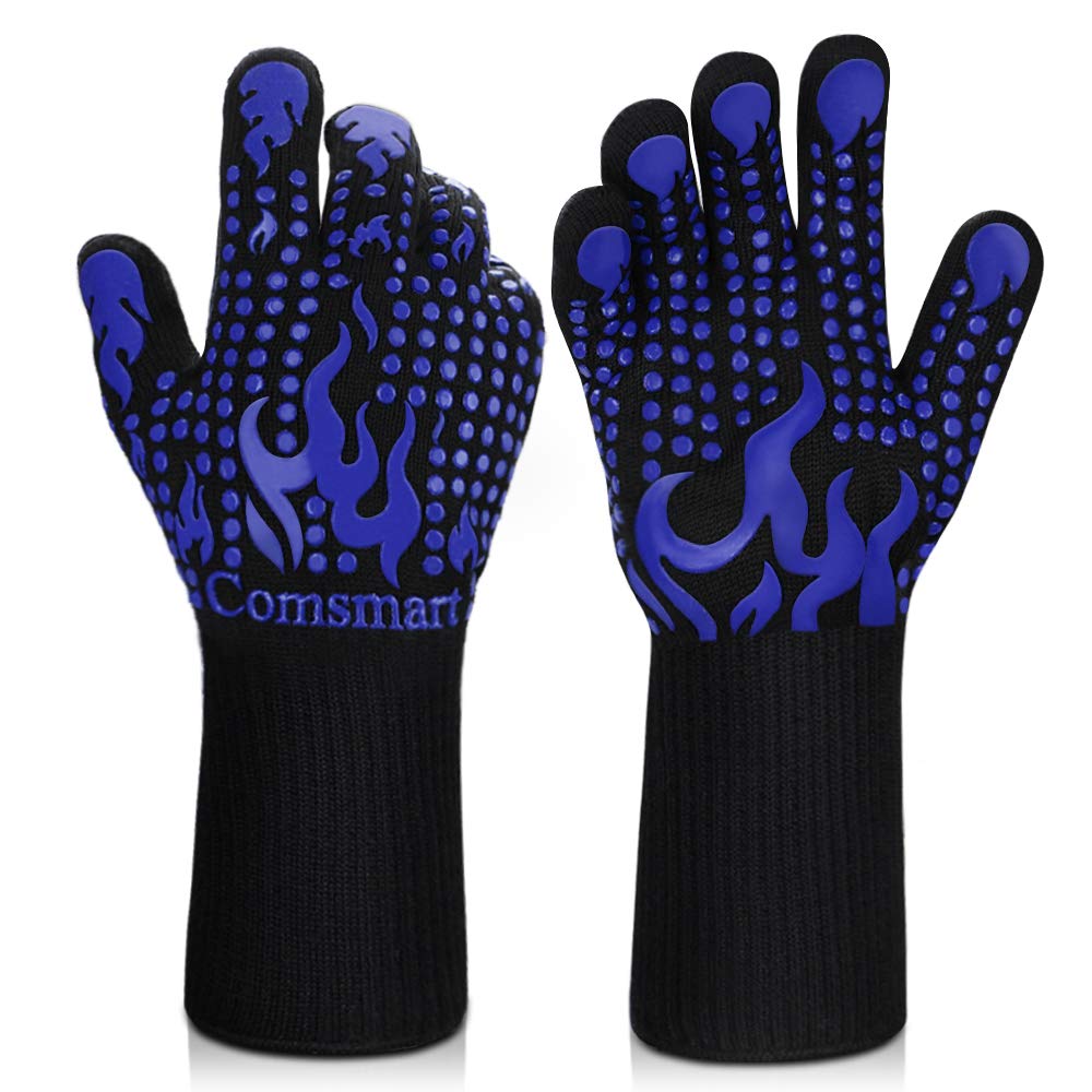 Comsmart guantes frontal mostrando diseño largo y protección térmica