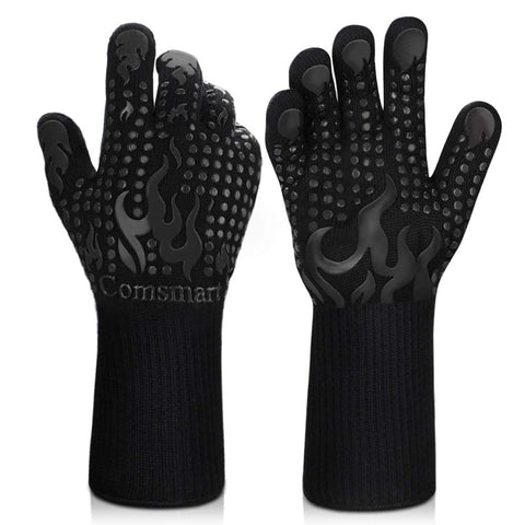 Comsmart guantes vista frontal que muestran largo y cobertura protectora