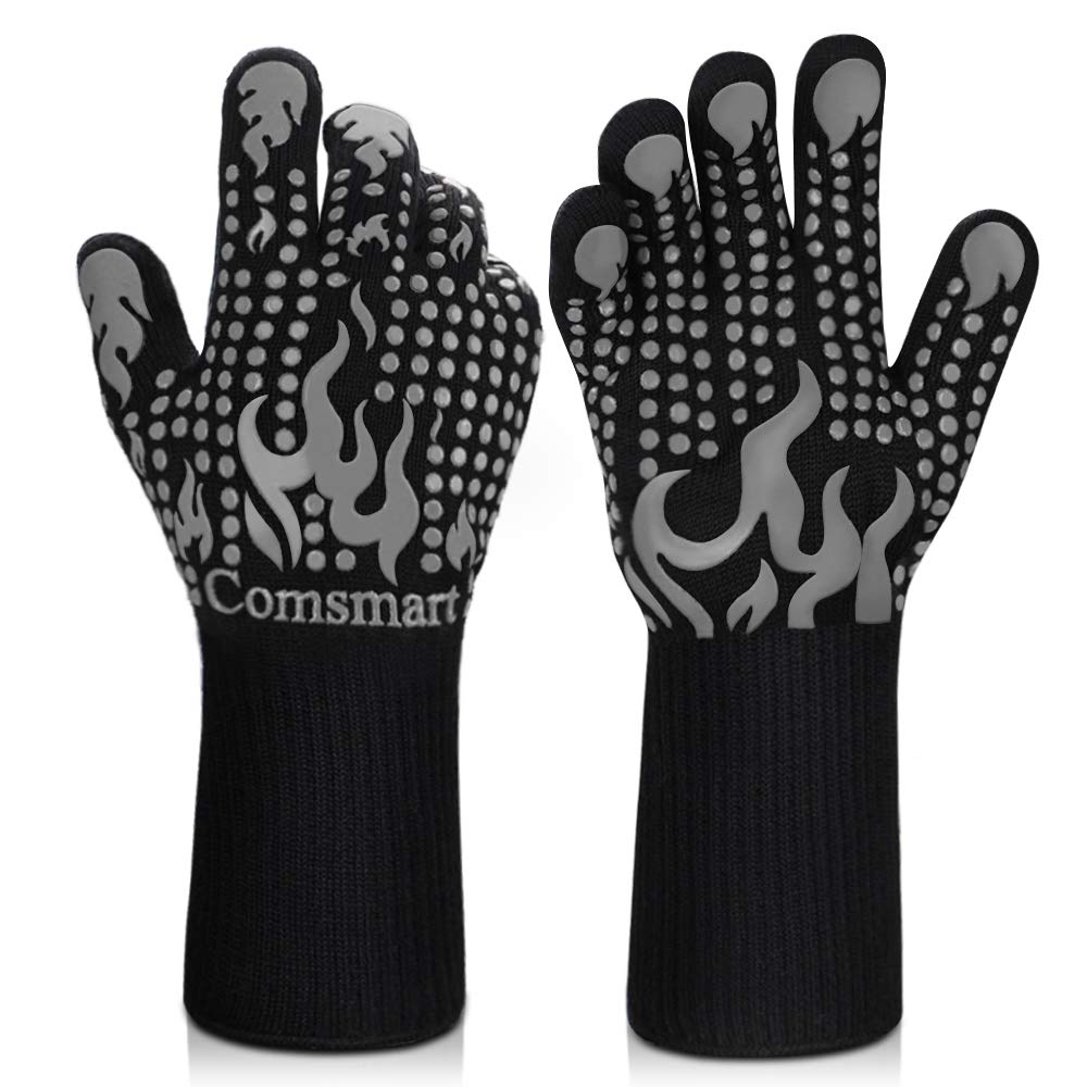 Comsmart guantes frente mostrando diseño antideslizante y protección completa