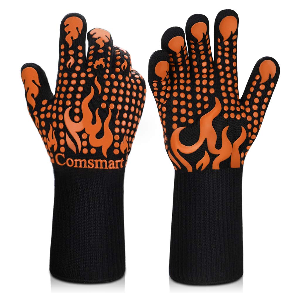 Comsmart guantes frontal mostrando diseño largo y protección