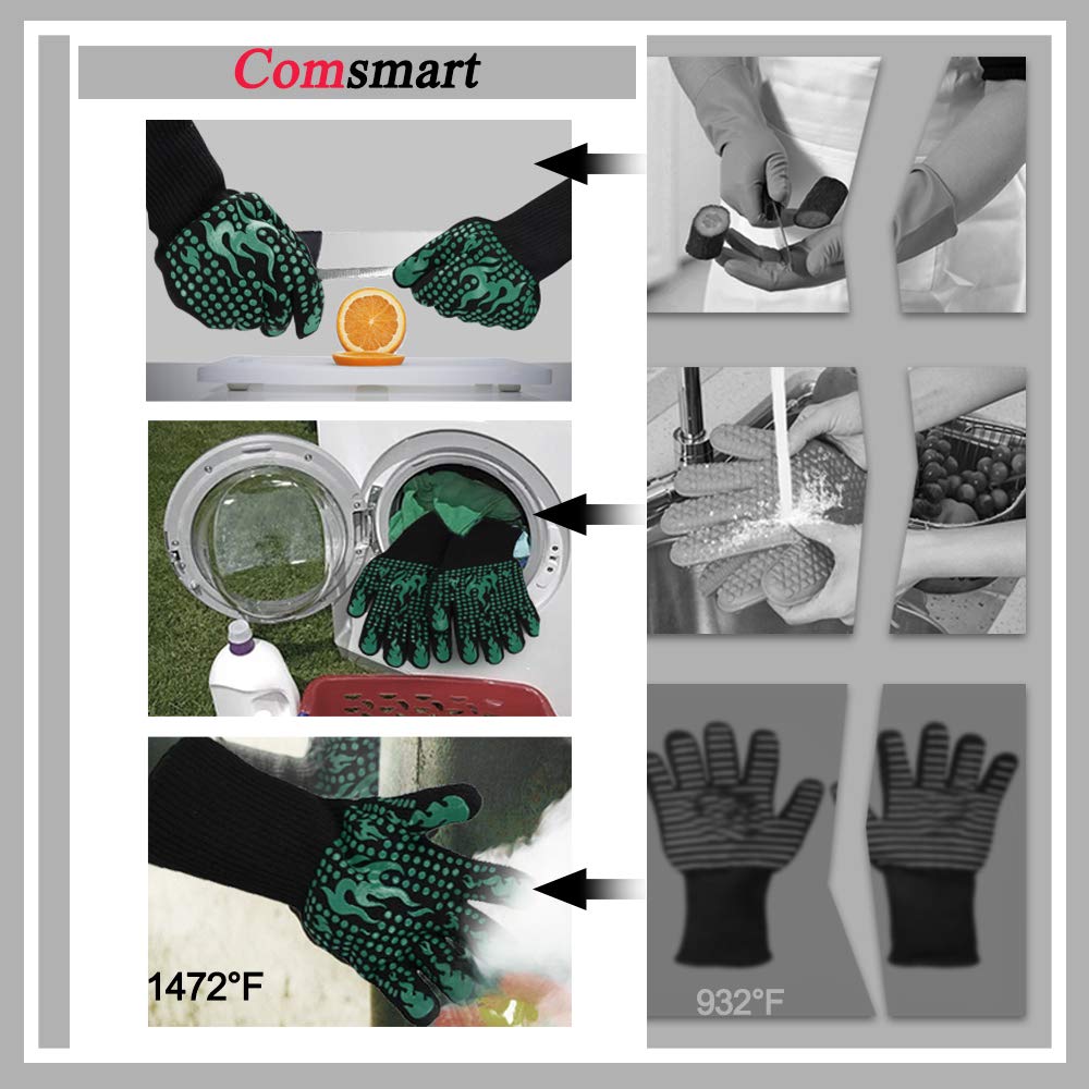Comsmart al sacar bandeja de horno evitando quemaduras por contacto