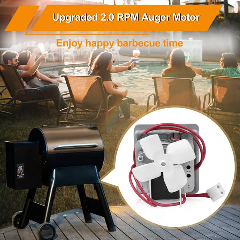 COMVIEE motor en ambiente de asado aportando alimentación estable de pellets
