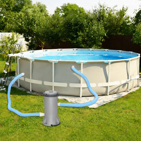 Conderyang manguera instalada en piscina elevada, uso doméstico práctico
