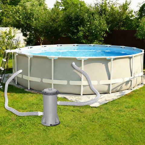 Conderyang persona usando aspiradora manual en piscina, limpieza más fácil