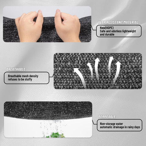 Cool Area hebilla de aluminio y separación aproximada de 50 cm para fijación fácil