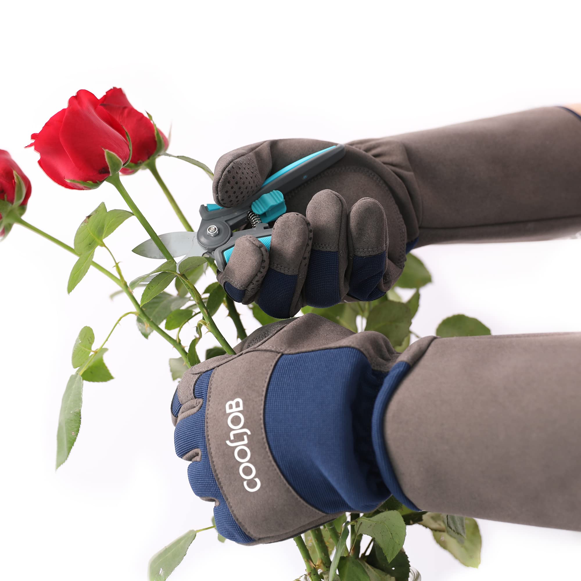 COOLJOB etiqueta del material y talla que confirma durabilidad y ajuste