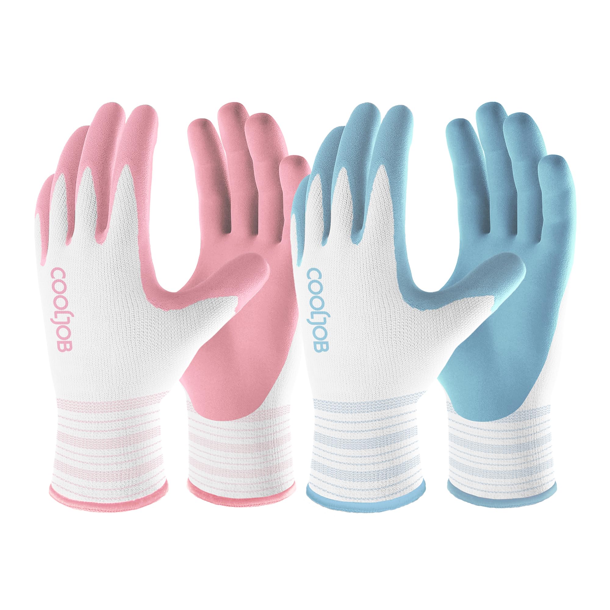 COOLJOB pack frontal seis pares azul y rosa útil para jardín
