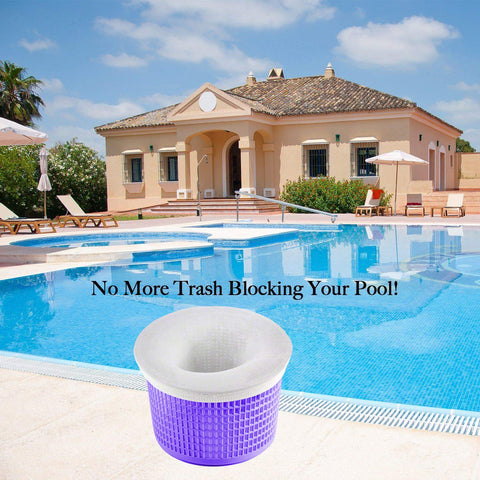 Coopache funda instalada en piscina real reduciendo limpieza frecuente