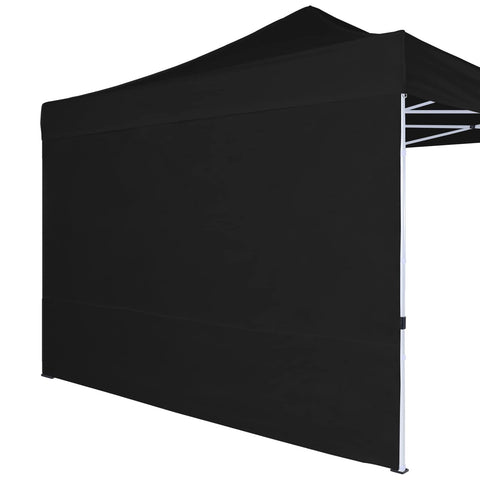 COOSHADE panel frontal negro mostrando cobertura y privacidad