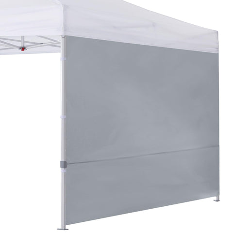 COOSHADE vista frontal del panel lateral gris mostrando cobertura y diseño práctico