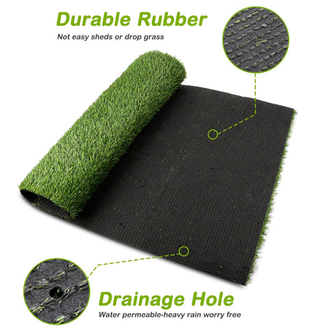 CooZero textura de césped artificial detalle suave para patas cómodas