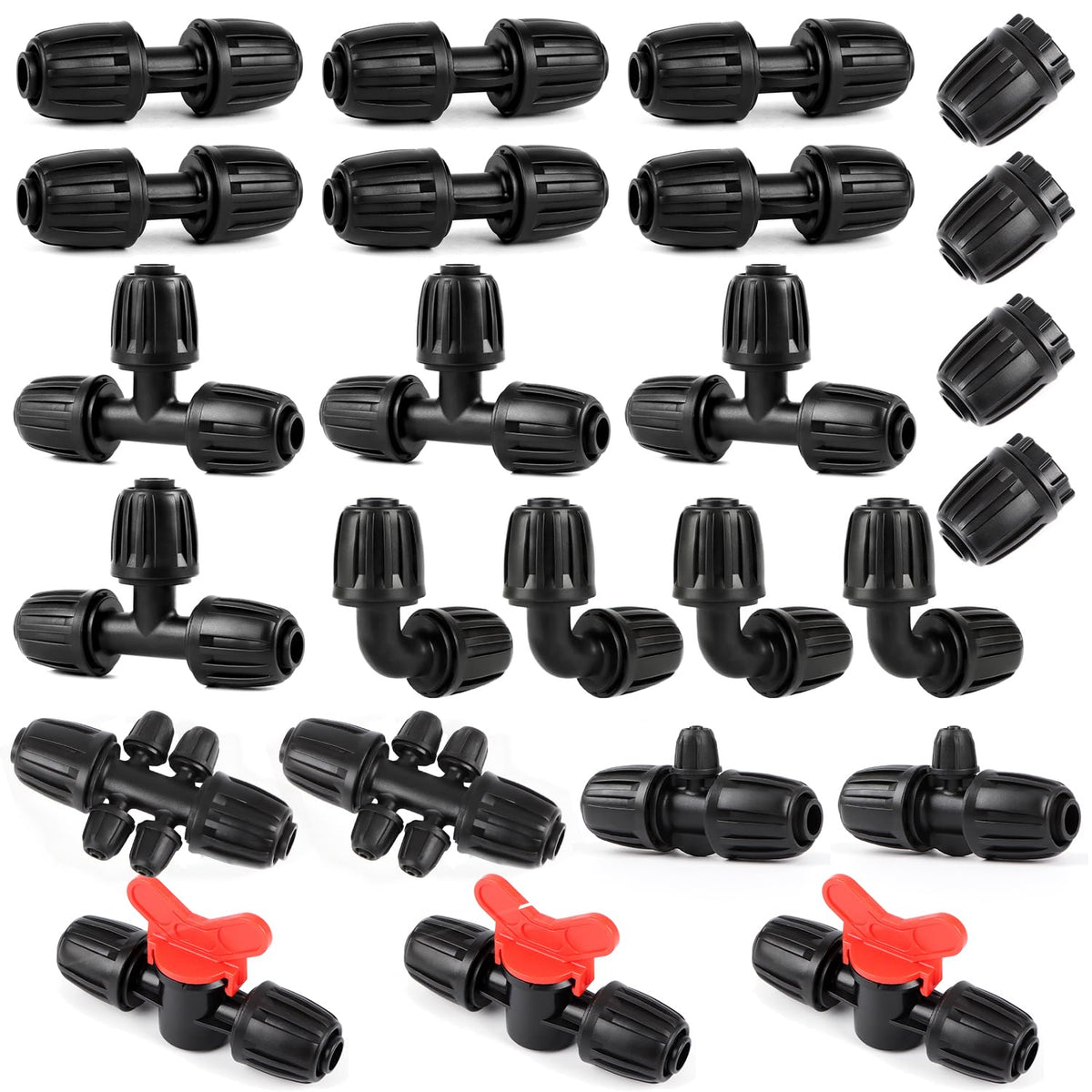 Copadri pack frontal mostrando 25 piezas útiles para instalación rápida