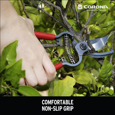 Corona Clipper asas rojas ergonómicas que reducen fatiga y mejoran agarre
