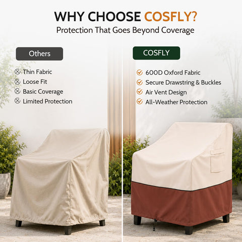 COSFLY comparación de escala con silla para confirmar medidas adecuadas