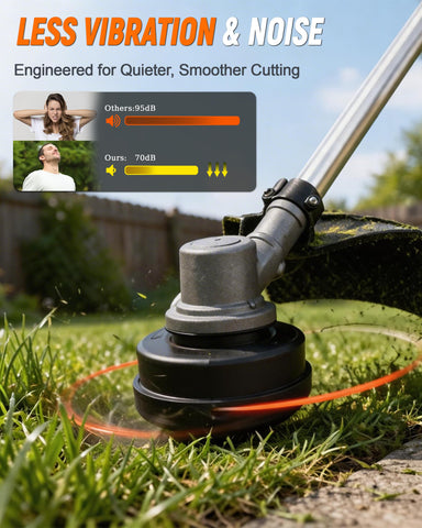 COSY GARDEN TOOLS hilo junto a regla para ver diámetro 2,7 mm, compatibilidad clara