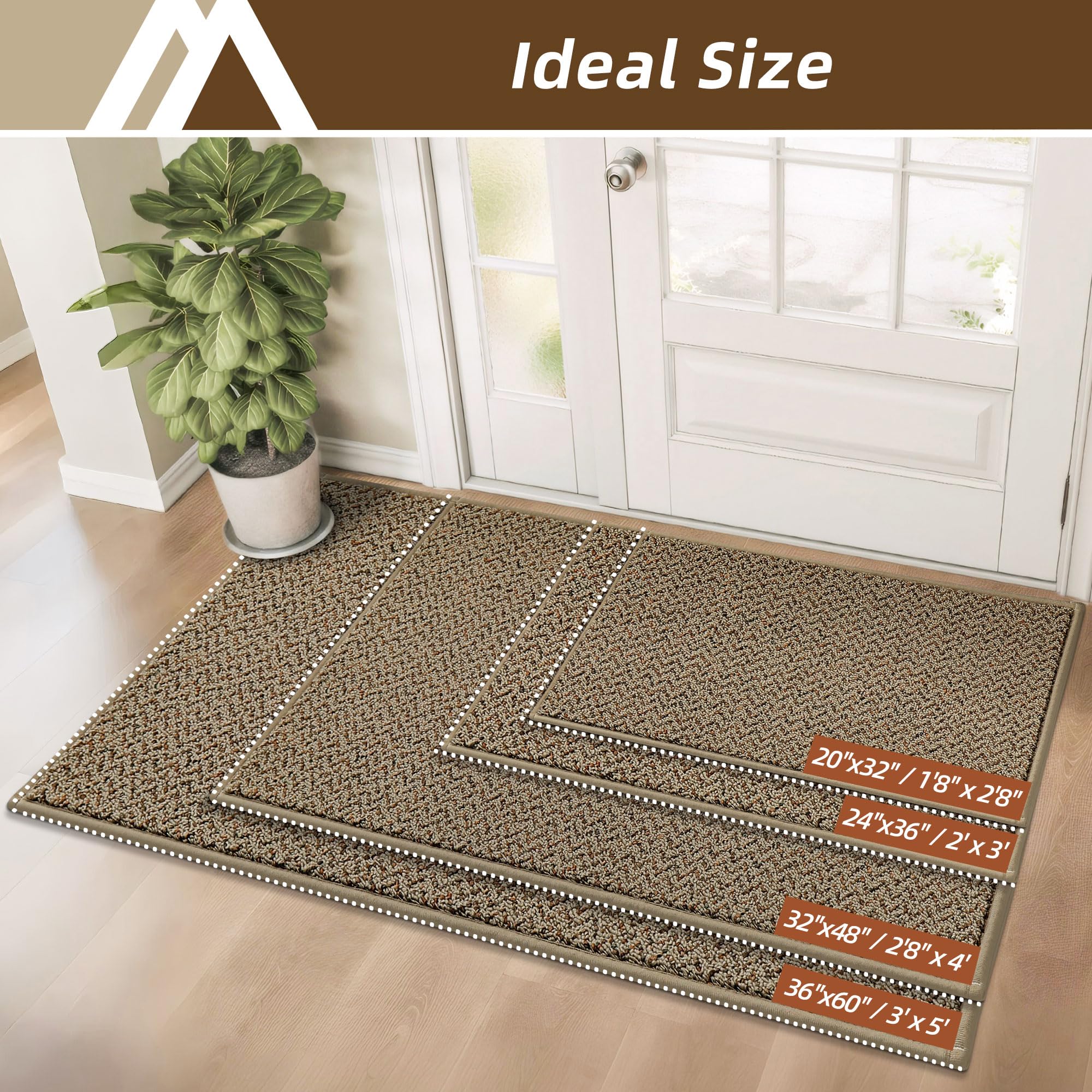 COSY HOMEER felpudo integrado en recibidor moderno y funcional