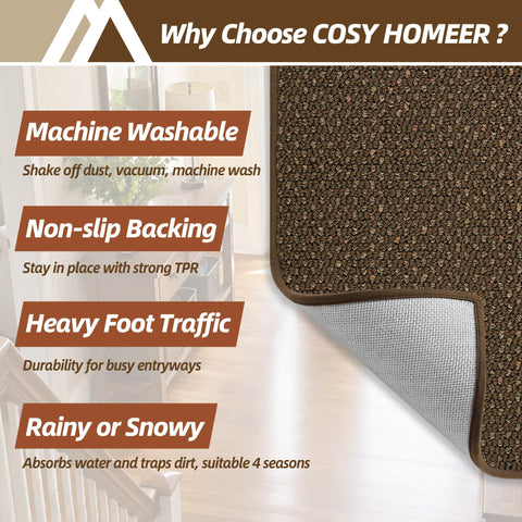 COSY HOMEER perfil bajo bajo la puerta que permite cierre sin obstáculos ni atascos