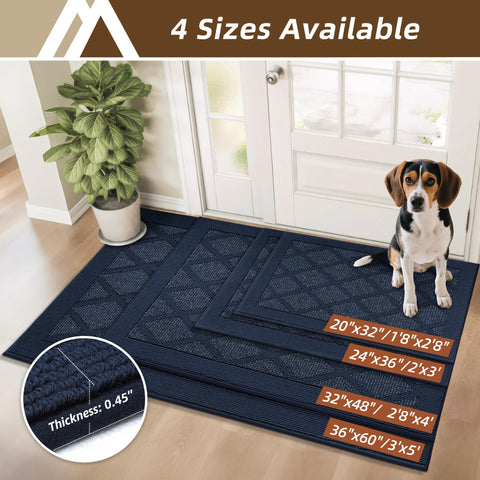 COSY HOMEER felpudo 32x48 comparativa de tamaño para escalas domésticas