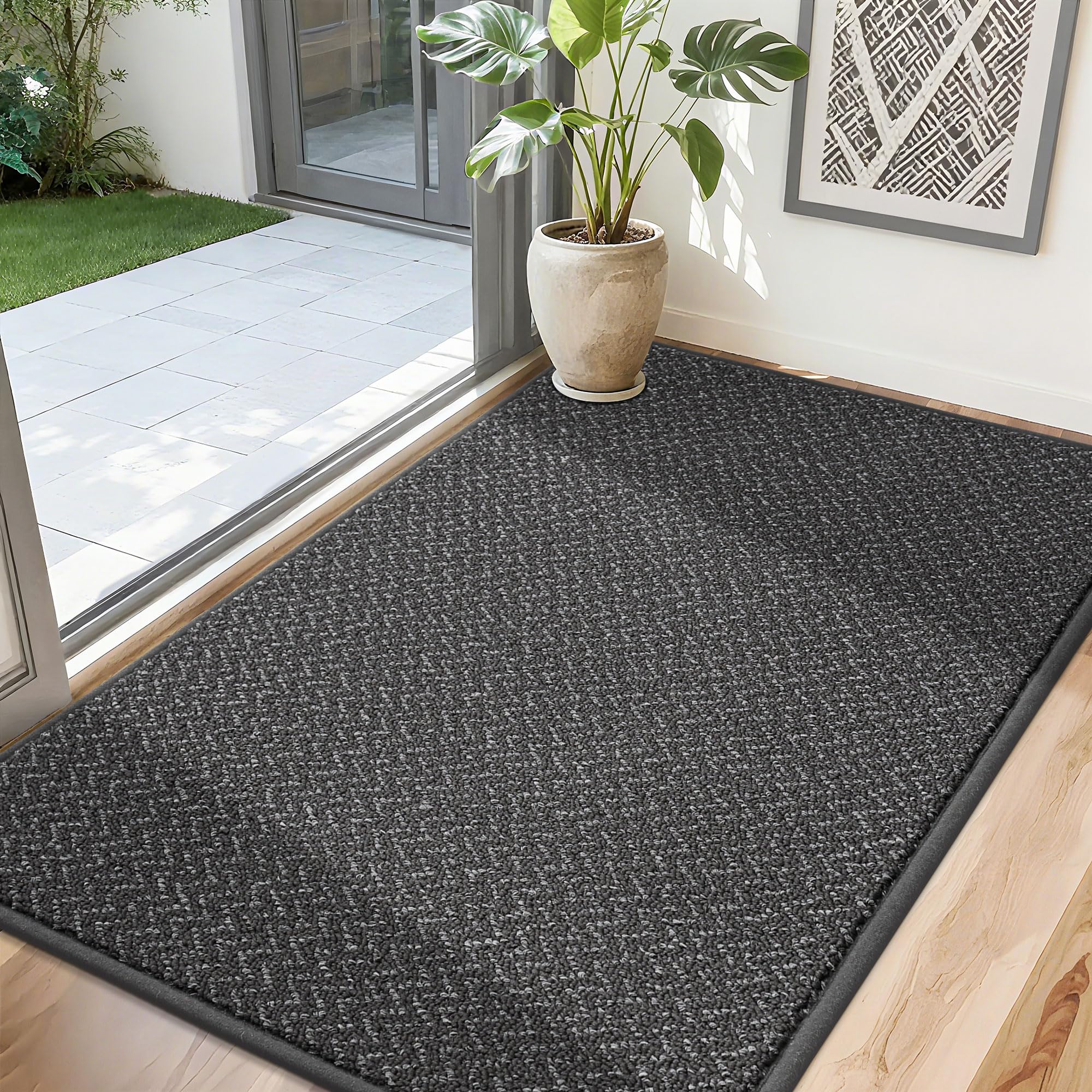 COSY HOMEER felpudo frontal mostrando aspecto y color, protege entrada