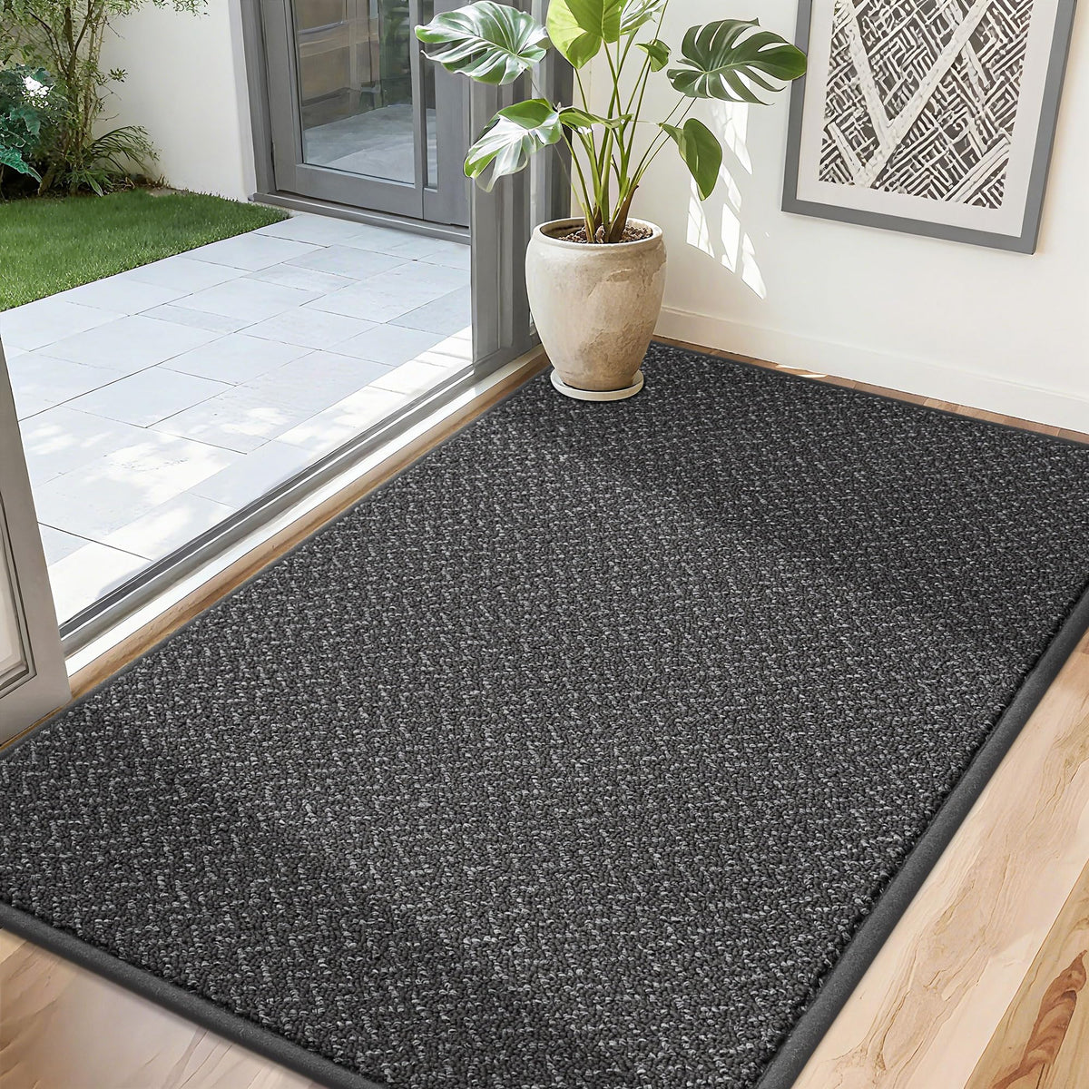 COSY HOMEER felpudo frontal mostrando aspecto y color, protege entrada