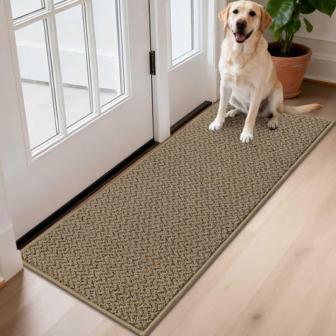 COSY HOMEER felpudo frontal en taupe que protege su entrada