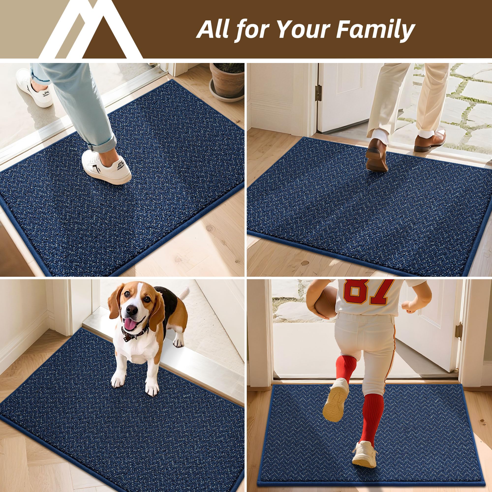 COSY HOMEER felpudo lavable en lavadora facilita limpieza profunda