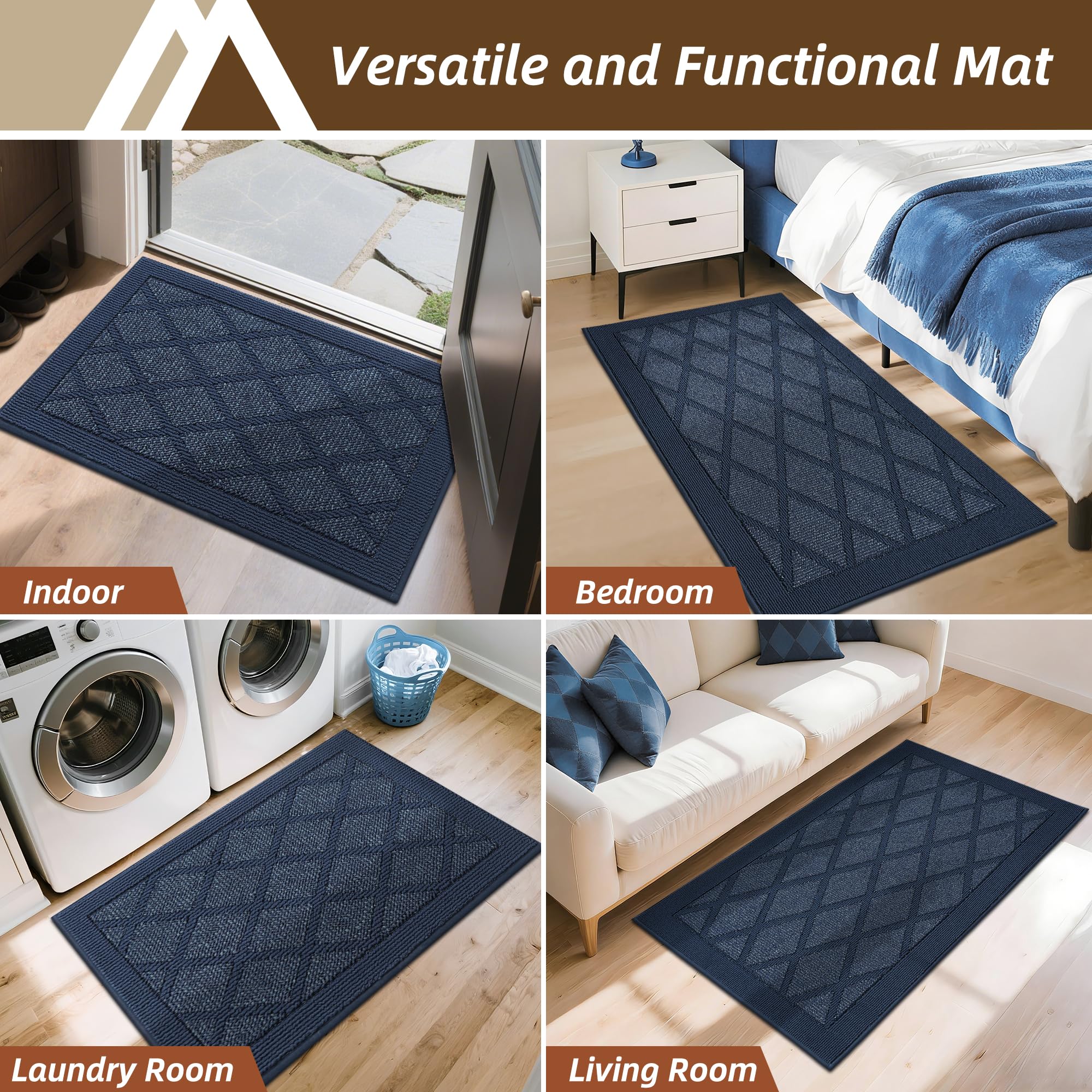COSY HOMEER felpudo lavado a máquina facilita mantenimiento rápido