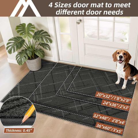 COSY HOMEER felpudo siendo aspirado para mantenimiento rápido