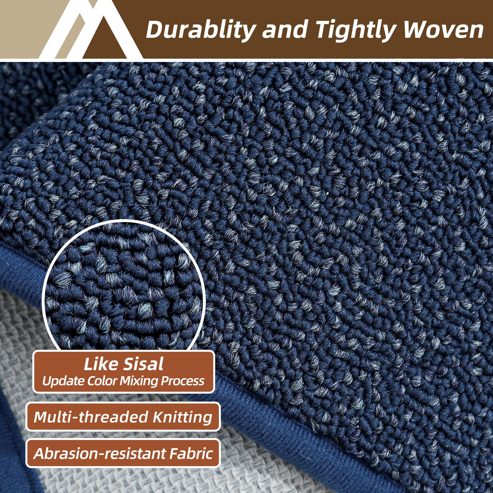 COSY HOMEER detalle de textura W que raspa zapatos y retiene humedad