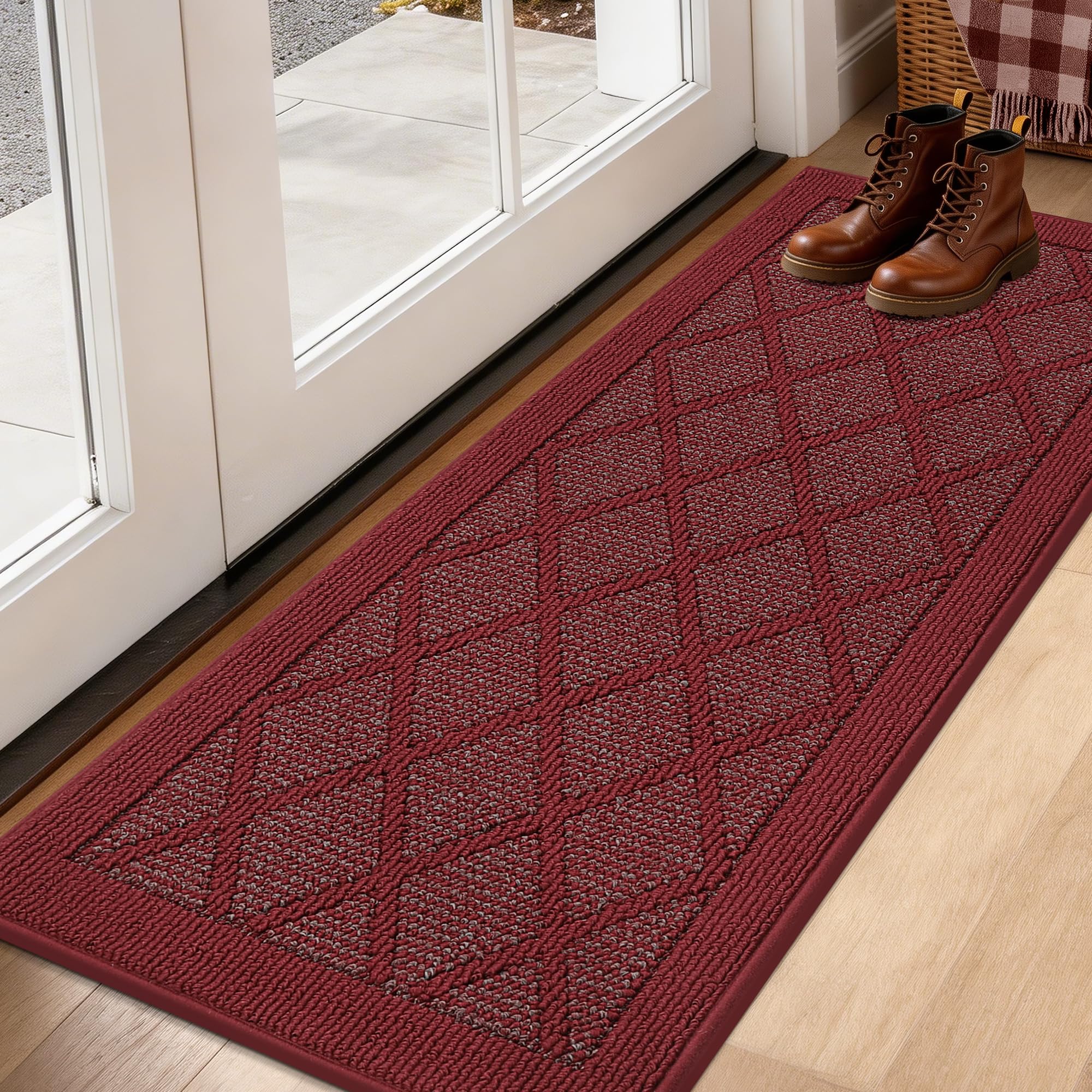 COSY HOMEER primer plano de la textura que atrapa suciedad y absorbe humedad eficazmente