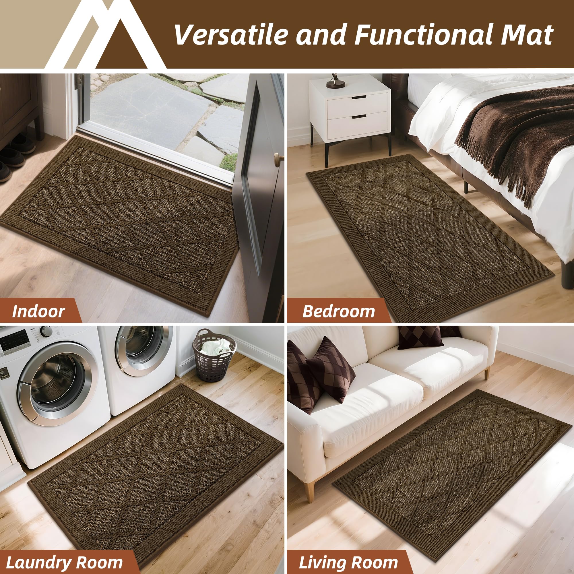 COSY HOMEER felpudo con mascota muestra absorción y control de barro