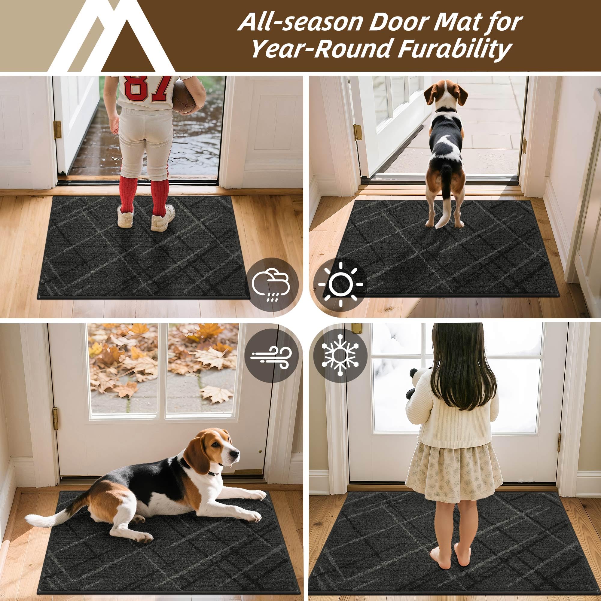 COSY HOMEER mascota apoyando patas en felpudo suave y resistente