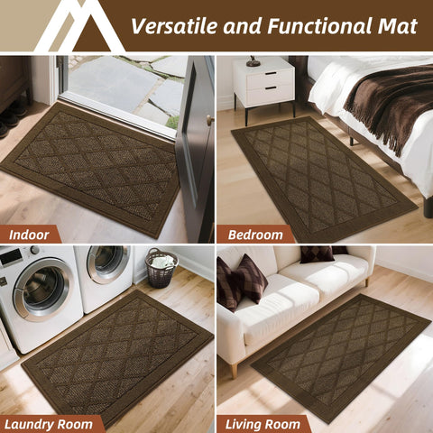 COSY HOMEER felpudo con mascota muestra absorción y control de barro