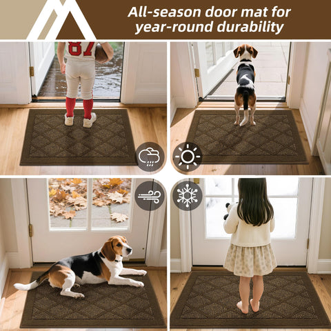 COSY HOMEER felpudo con pata de mascota mostrando control de suciedad