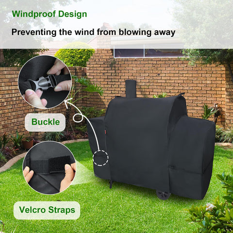 Correas Velcro de Cover Geny asegurando la funda y evitando que se vuele