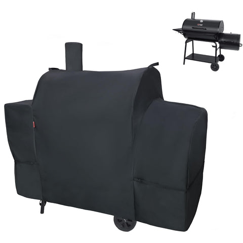 Cover Geny frontal mostrando ajuste perfecto en Royal Gourmet CC2036F y protección completa