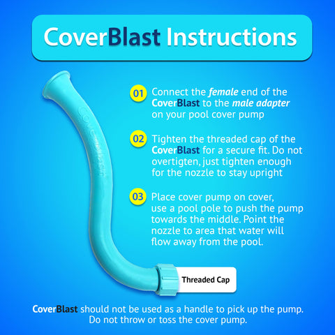 CoverBlast en entorno de piscina demostrando seguridad y orden