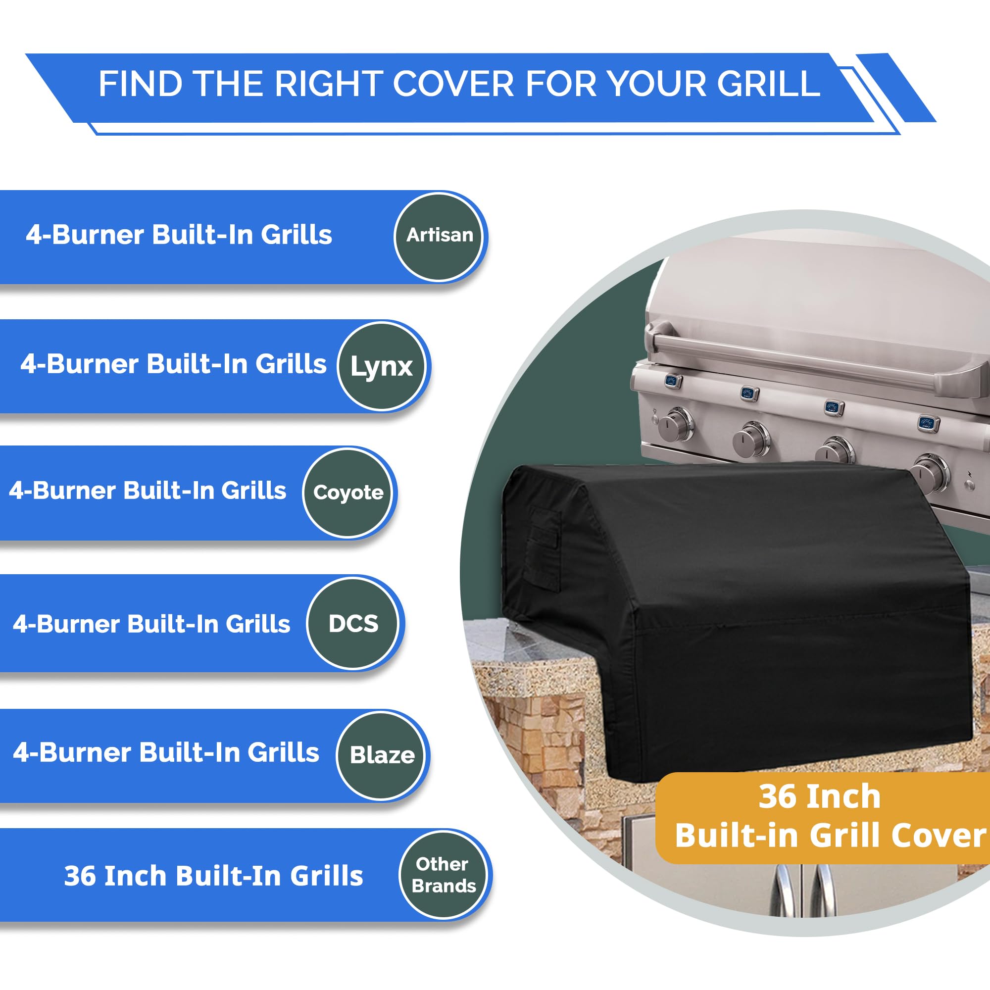 Covers & All asas integradas para colocar y retirar con facilidad