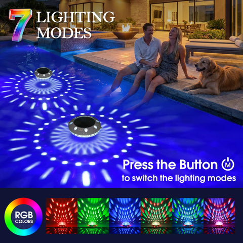 Covfirst primer plano de los LEDs duales mostrando colores intensos y capas