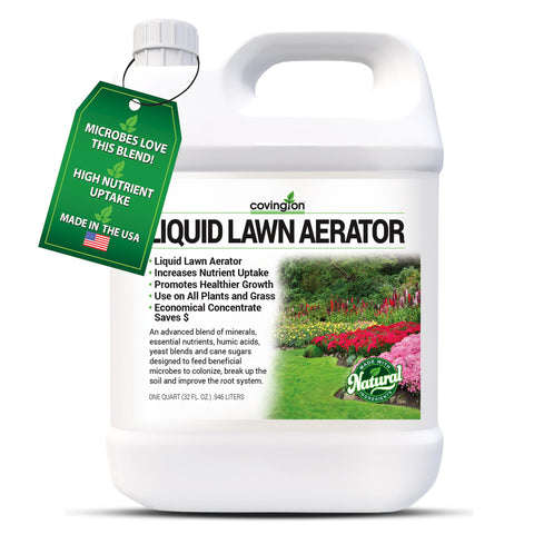 Covington Naturals botella frontal 32 oz mostrando diseño y uso fácil